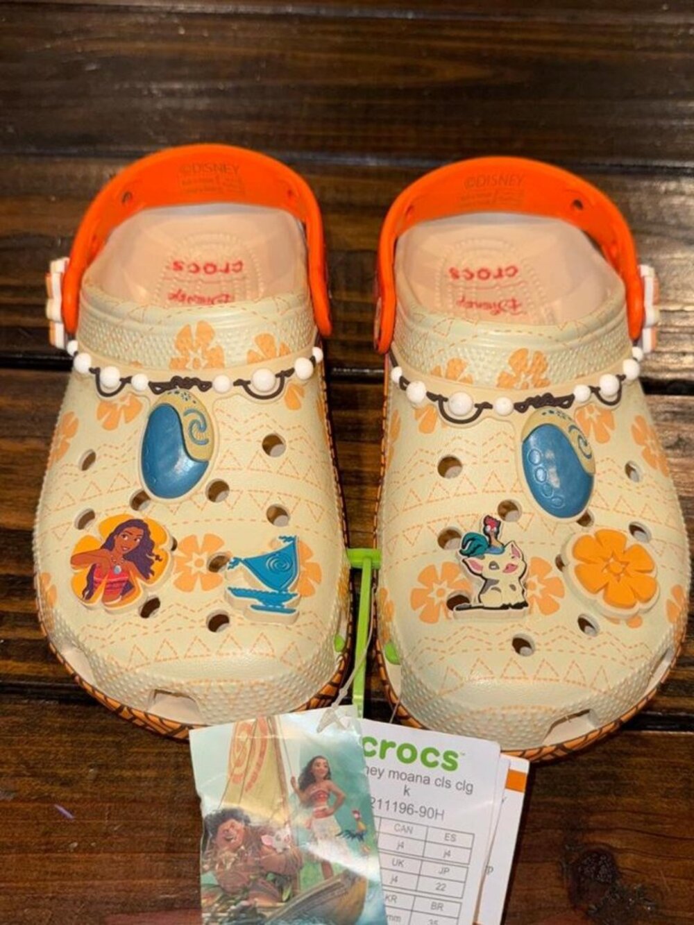 Disney Moana Crocs. Brand new with original tags